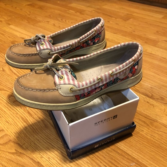 Sperry Floral Shoes Sz. 9 ( not with box) - Picture 6 of 6